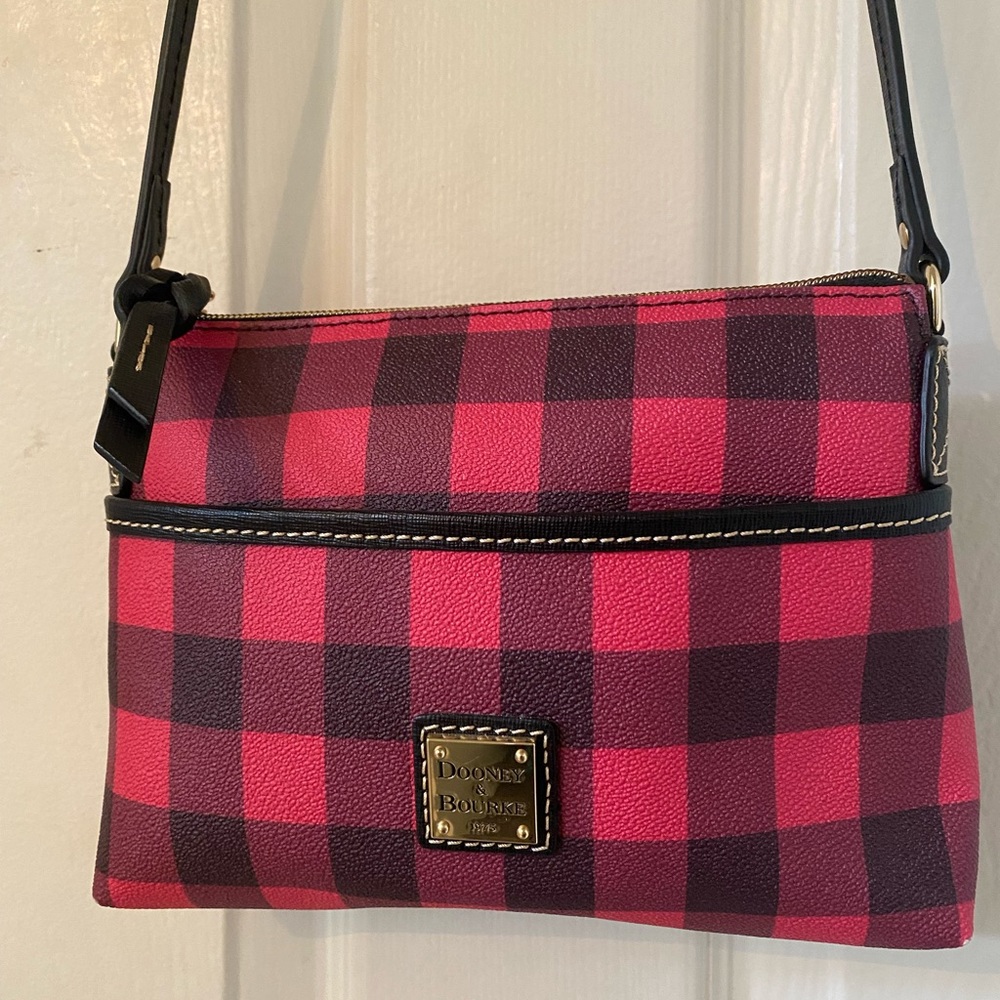 Dooney & Burke Buffalo Plaid Crossbody Bag